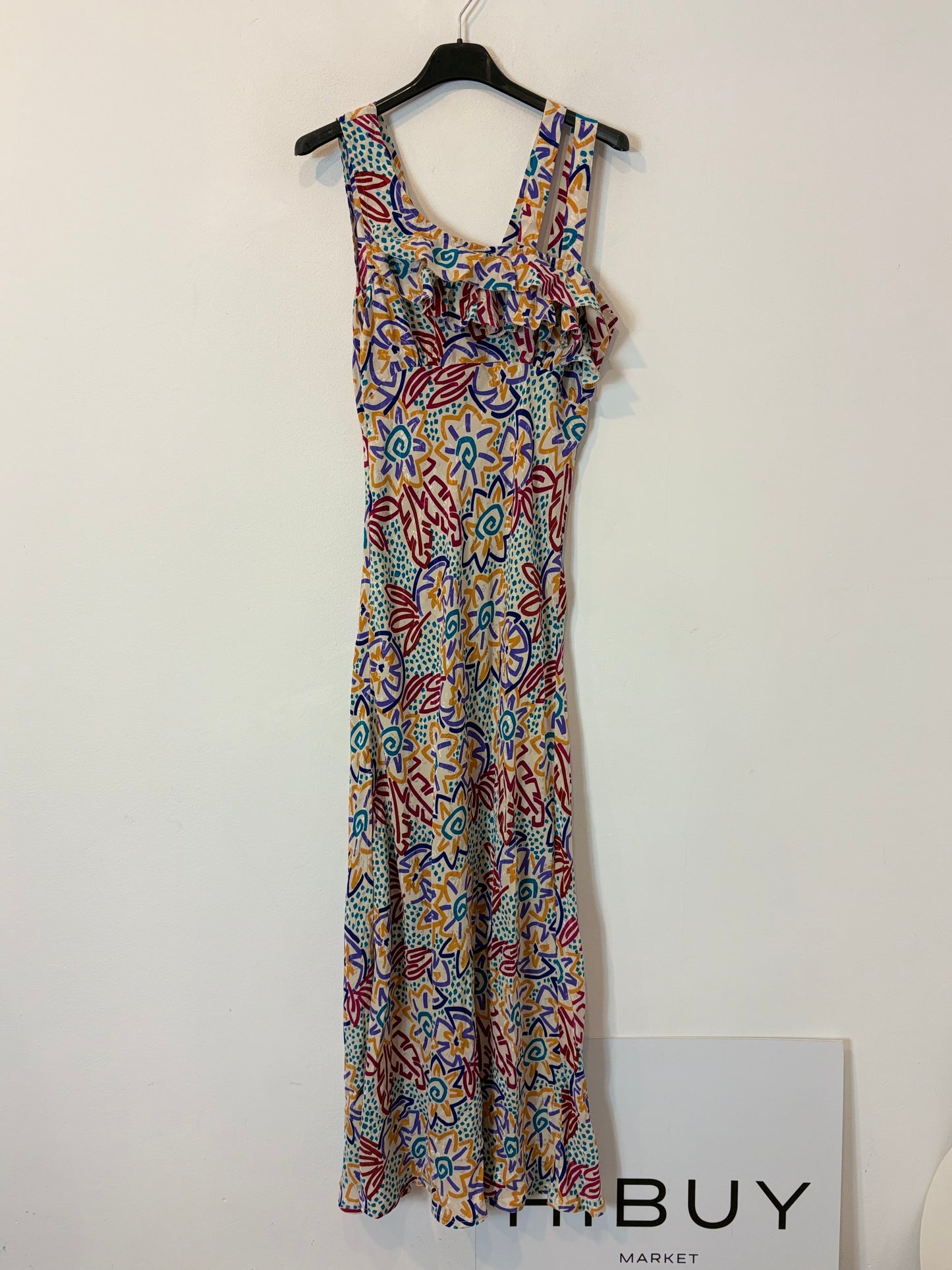 INTROPIA.Vestido largo estampado colores