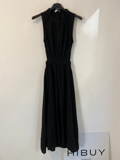 MANGO. Vestido negro espalda abierta T.s