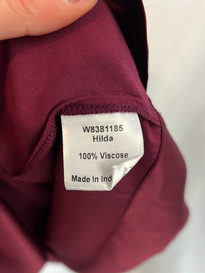 RABENSSALONER. Falda midi burdeos T.s