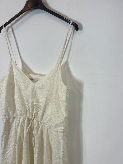 White textured Ts dress