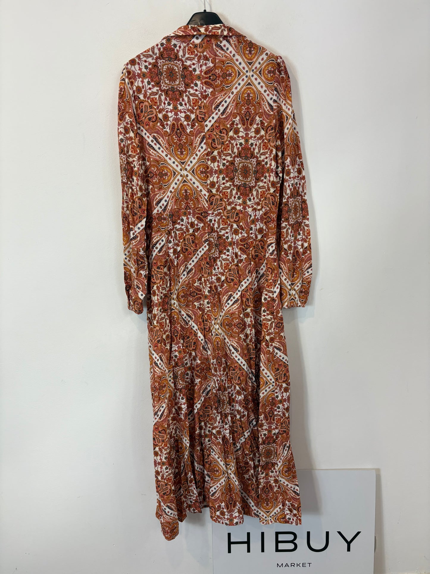 WHITE & ONE. Vestido largo camisero estampado