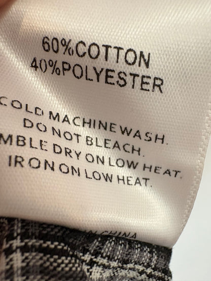 PEPPERMAYO. Checkered blouse. Size XS