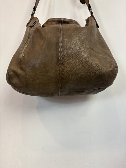 ZADIG & VOLTAIRE. Bolso bandolera  caqui bolsillos