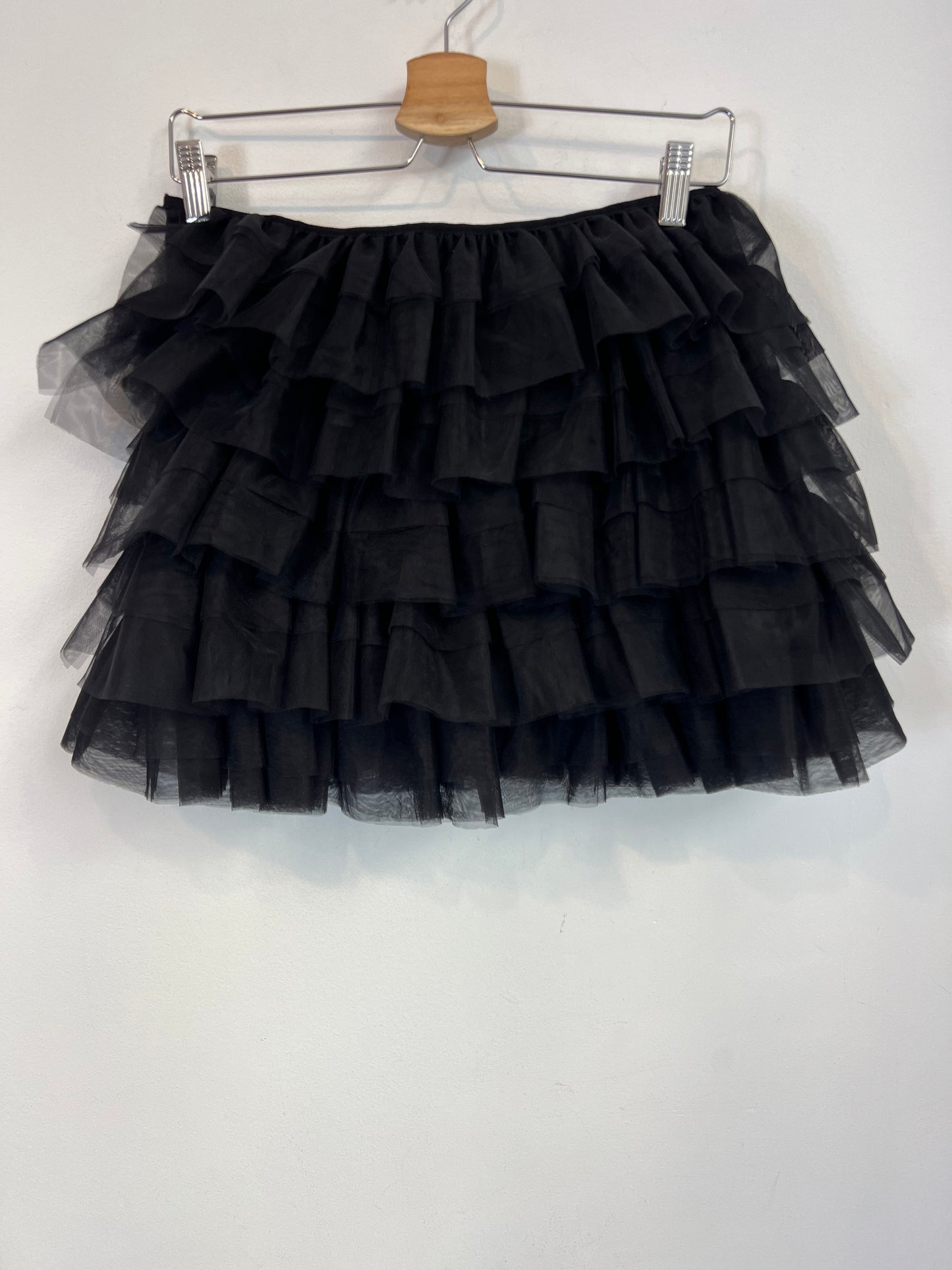 ZARA. Falda negra tull T.xs