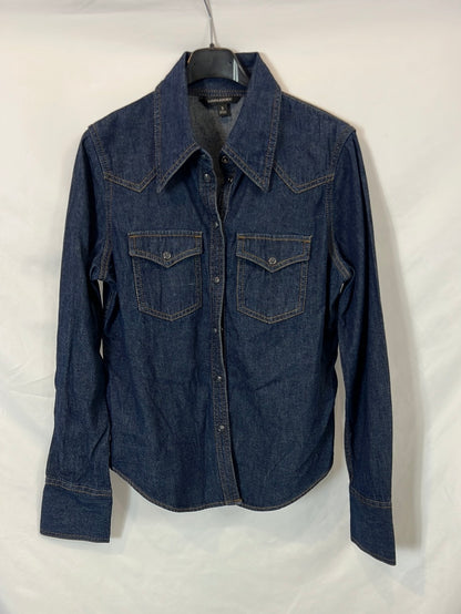 BANANA REPUBLIC. Dark denim shirt. T.S.