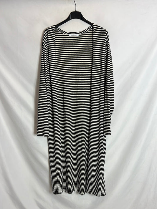 MADDELTON. Cárdigan rayas punto TU(S)