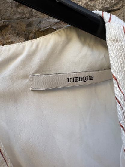 MASSIMO DUTTI. Short green skirt with pocket T.xs