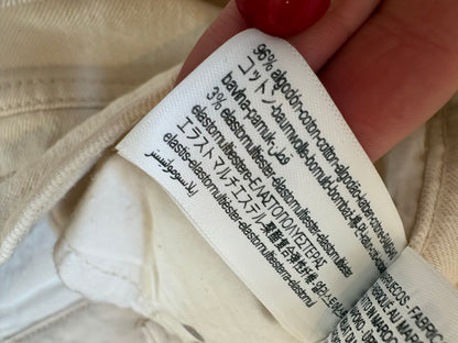 MASSIMO DUTTI. Denim color crudo recto