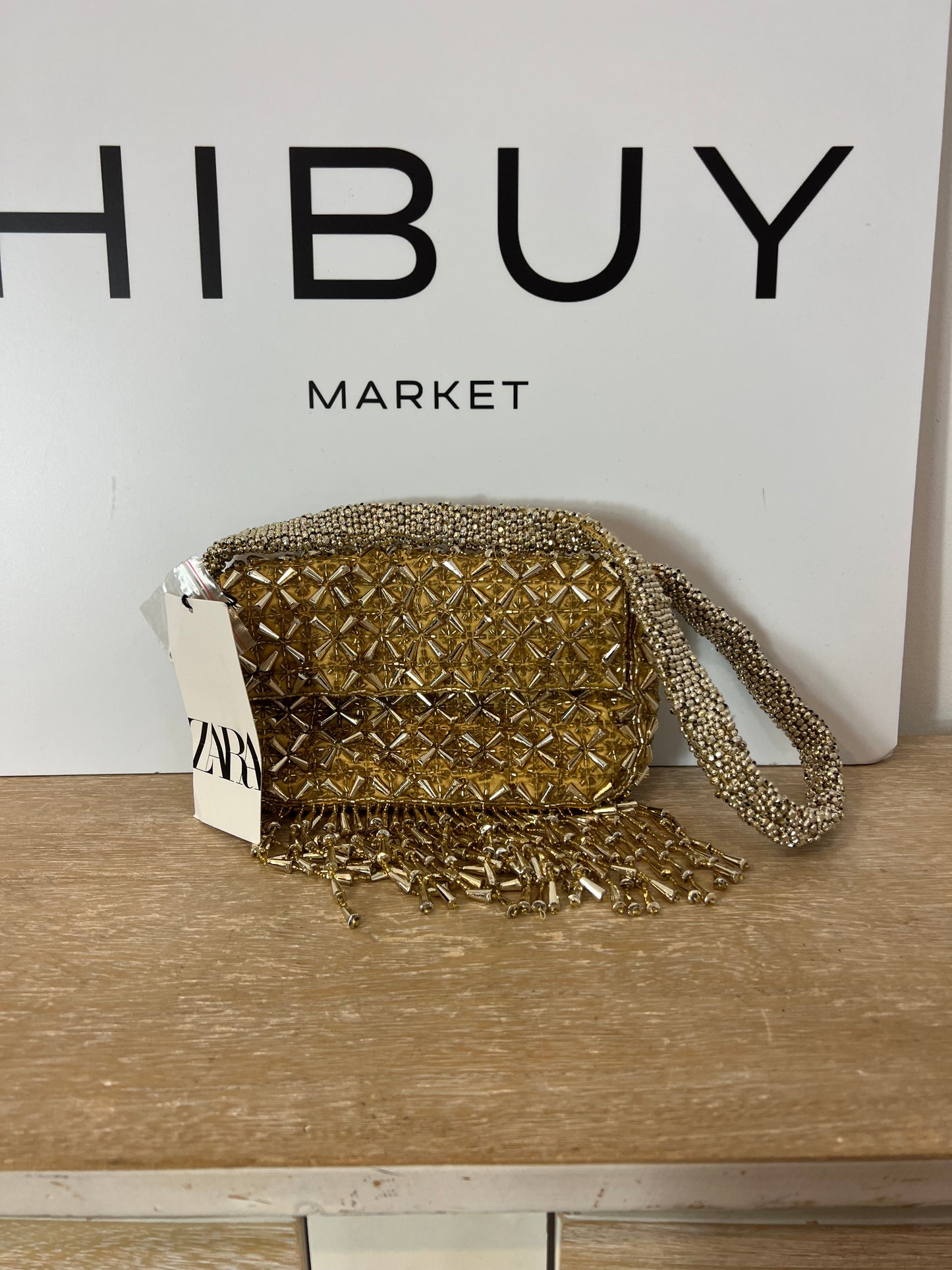 Bolso mini abalorios dorados – Hibuy market - Main Image
