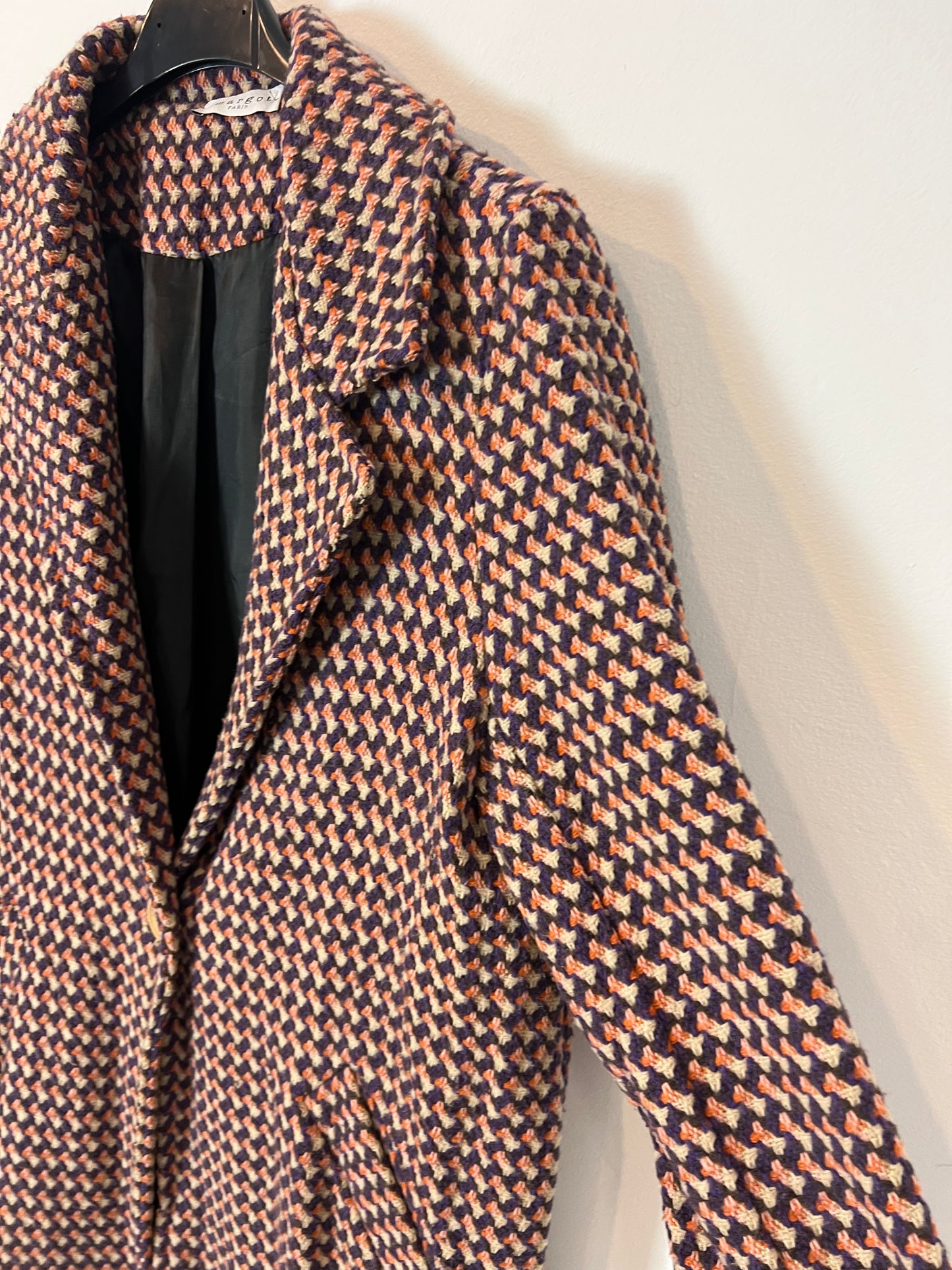 MARGOT PARIS. Abrigo textura colores. T S