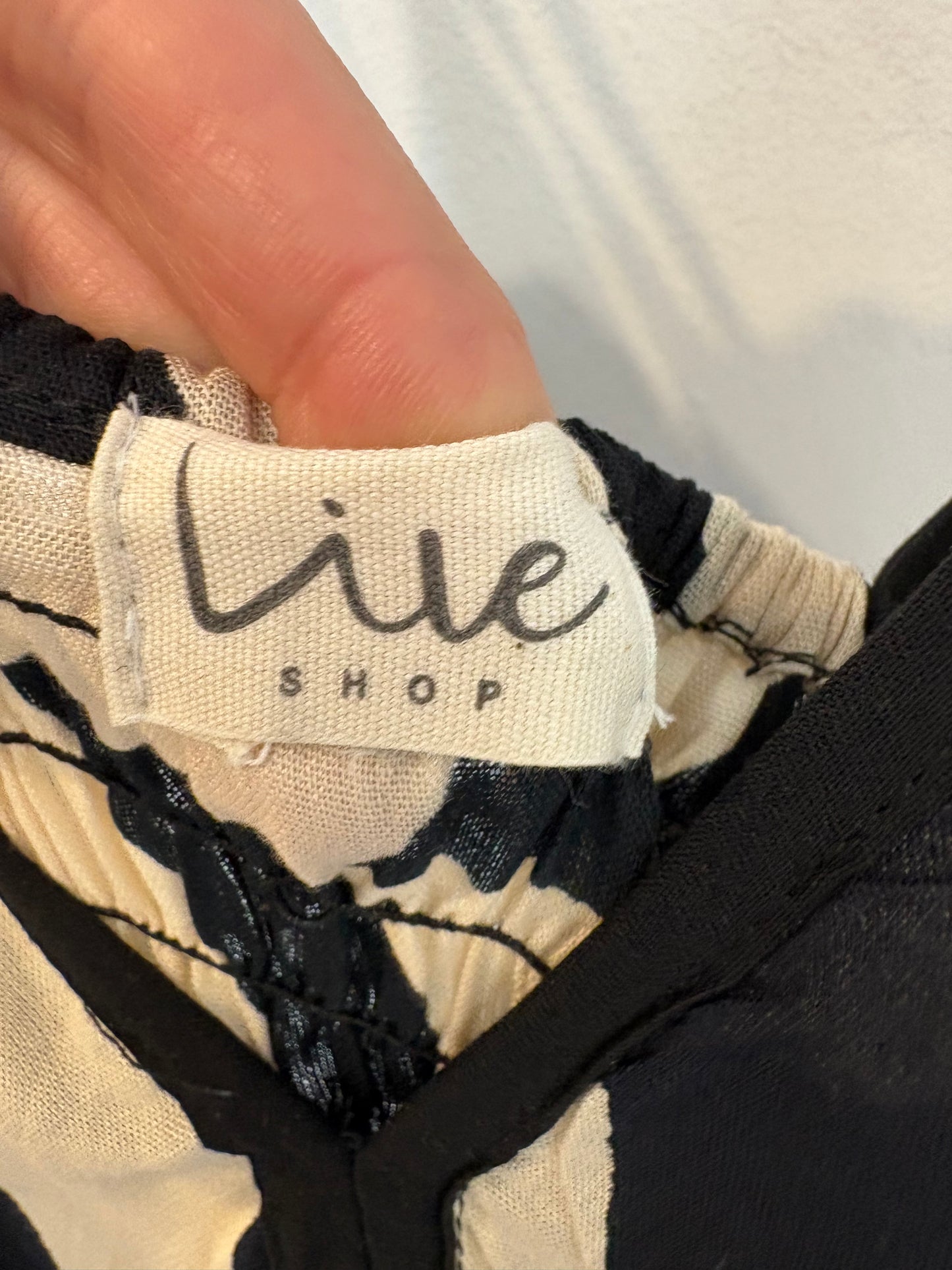 LIVE SHOP. Vestido largo rayas. T S