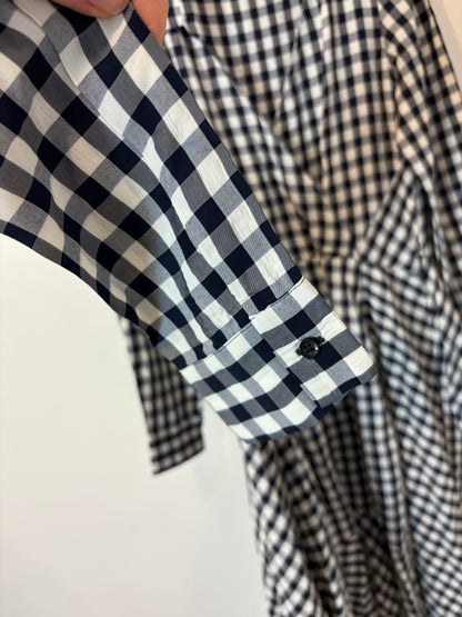 MAJE. Vestido vichy asimetrías