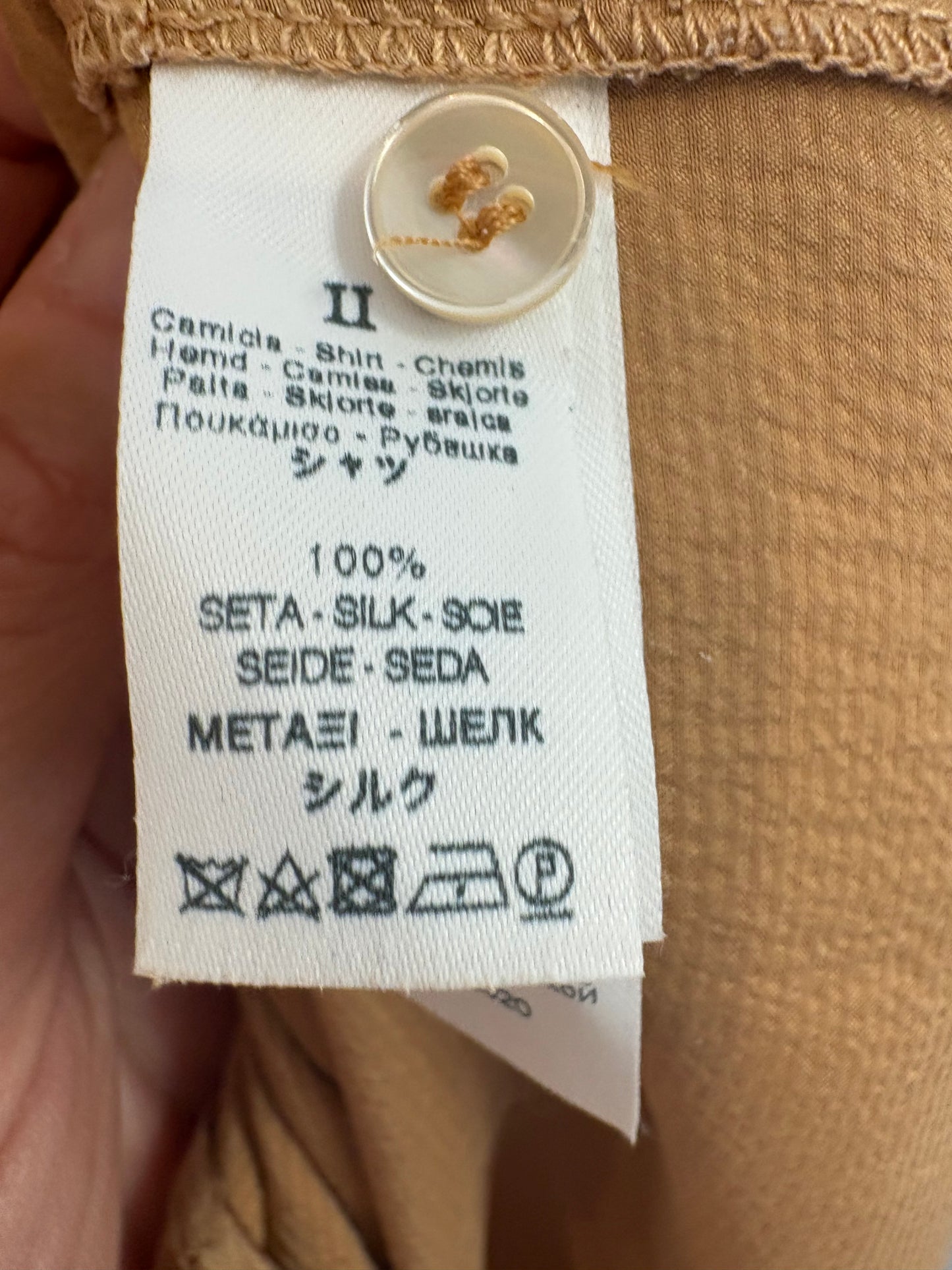 FORTE FORTE. Bowed silk blouse. TS/M