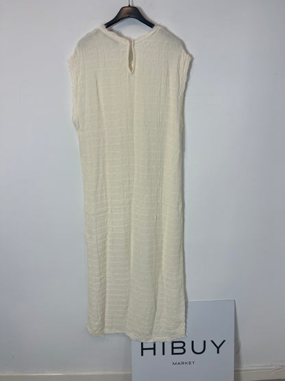 ZARA. Vestido pastel textura T.l