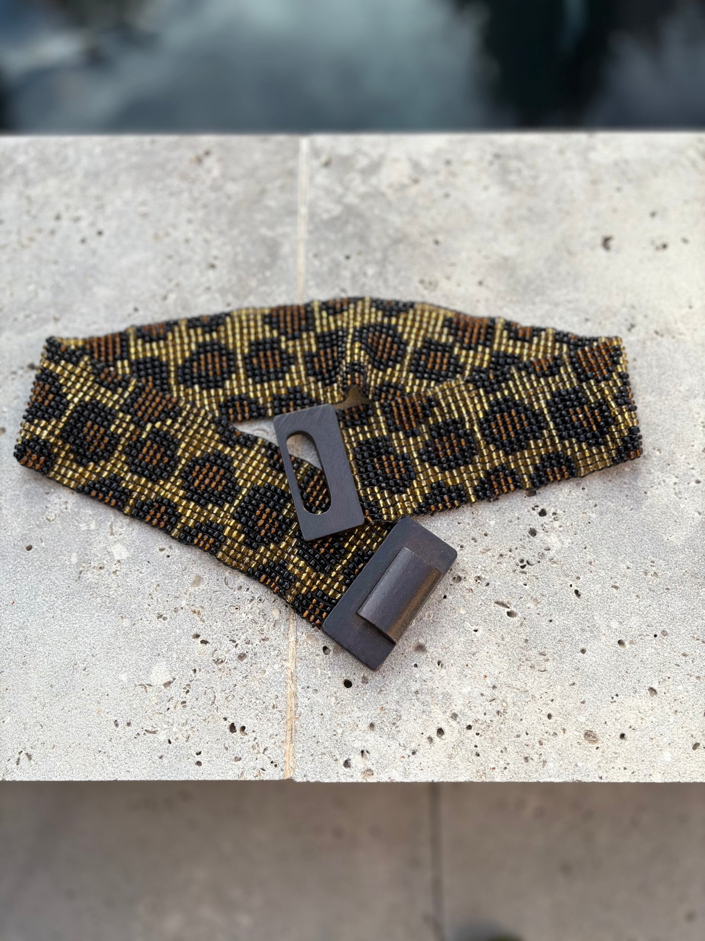 OTRAS. Cinturón elástico cuentas