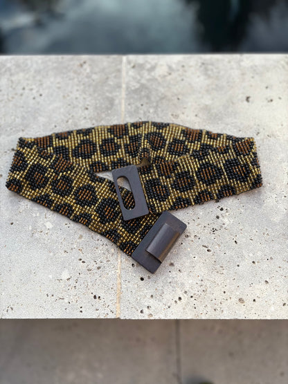 OTRAS. Cinturón elástico cuentas