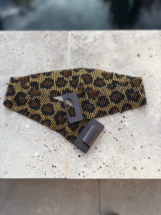 OTRAS. Cinturón elástico cuentas