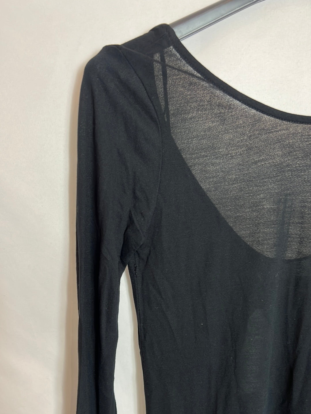 ZARA. Black top with low back. TS