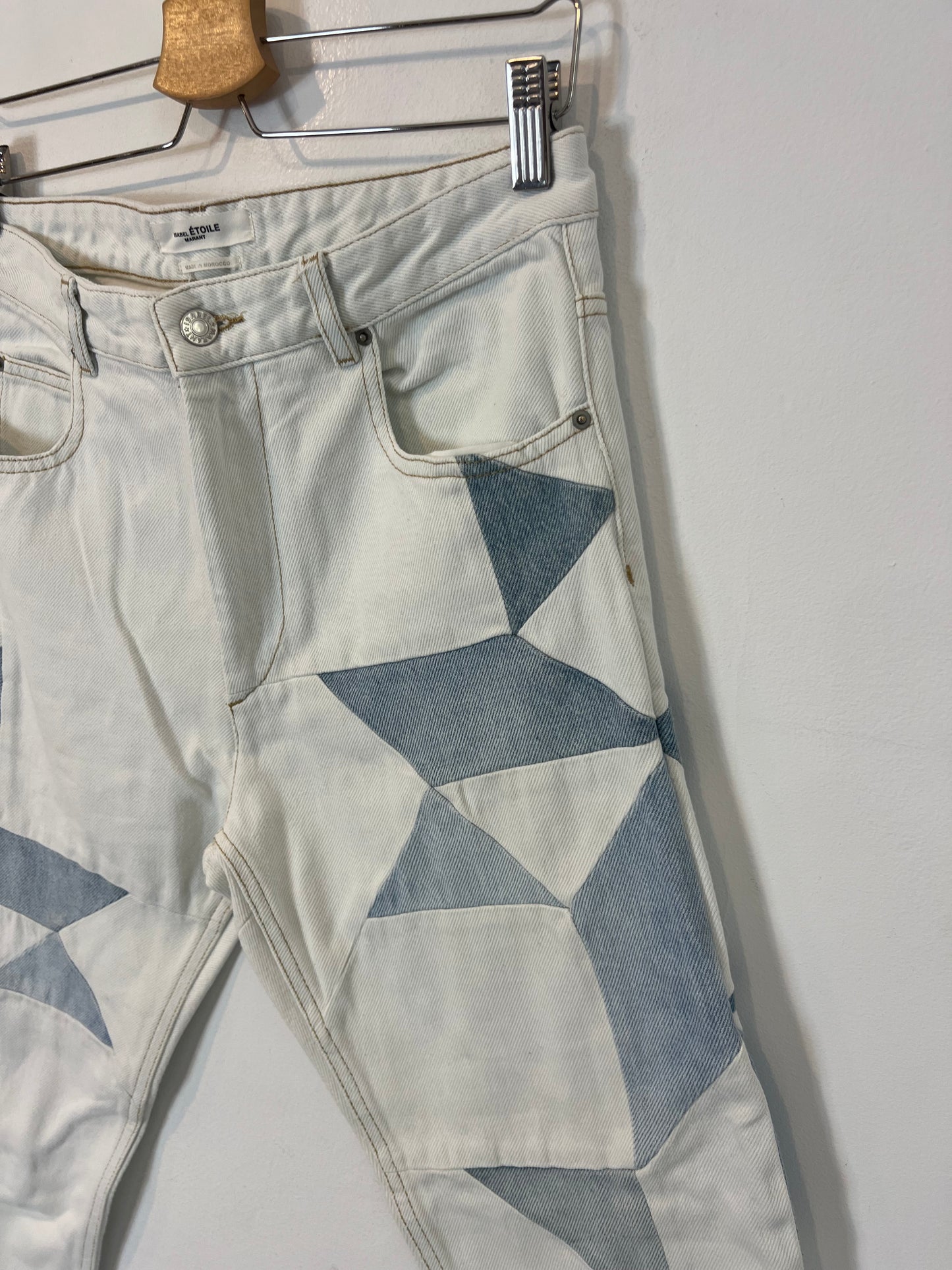 ISABEL MARANT ETOILÉ. Pantalón denim colores T.36