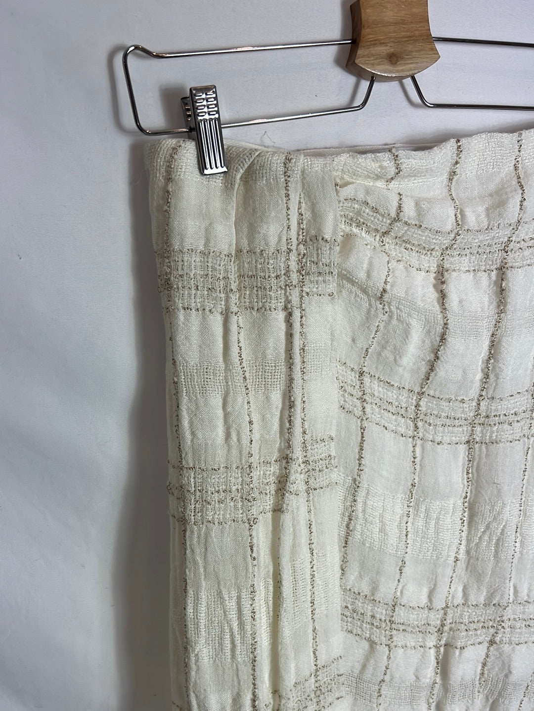 ZARA. Falda textura efecto pareo. T S