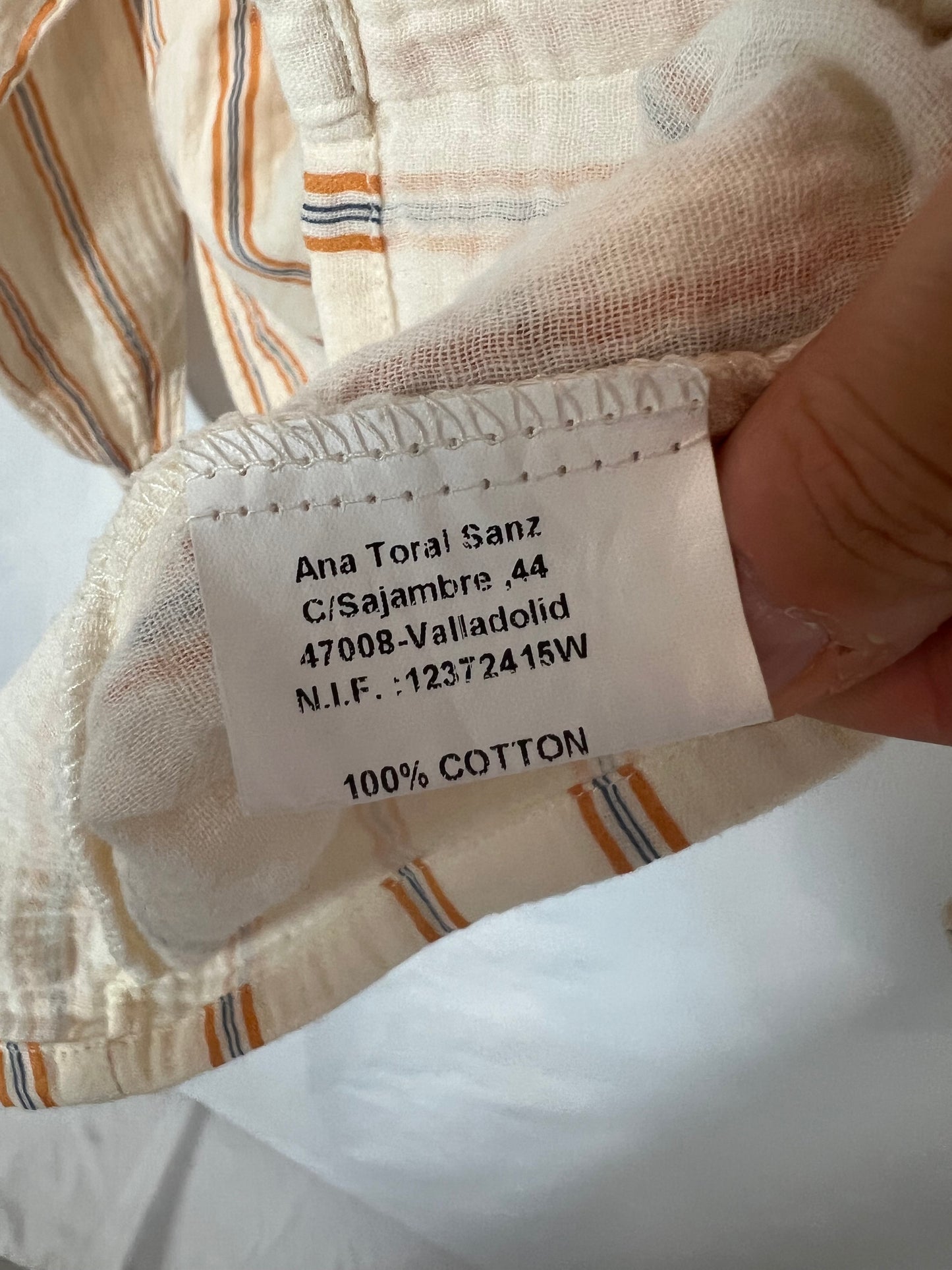 CLÖ&TILDE. Blusa algodón rayas. T S