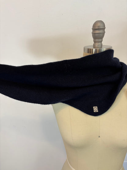 SANDRO. Blue wool collar