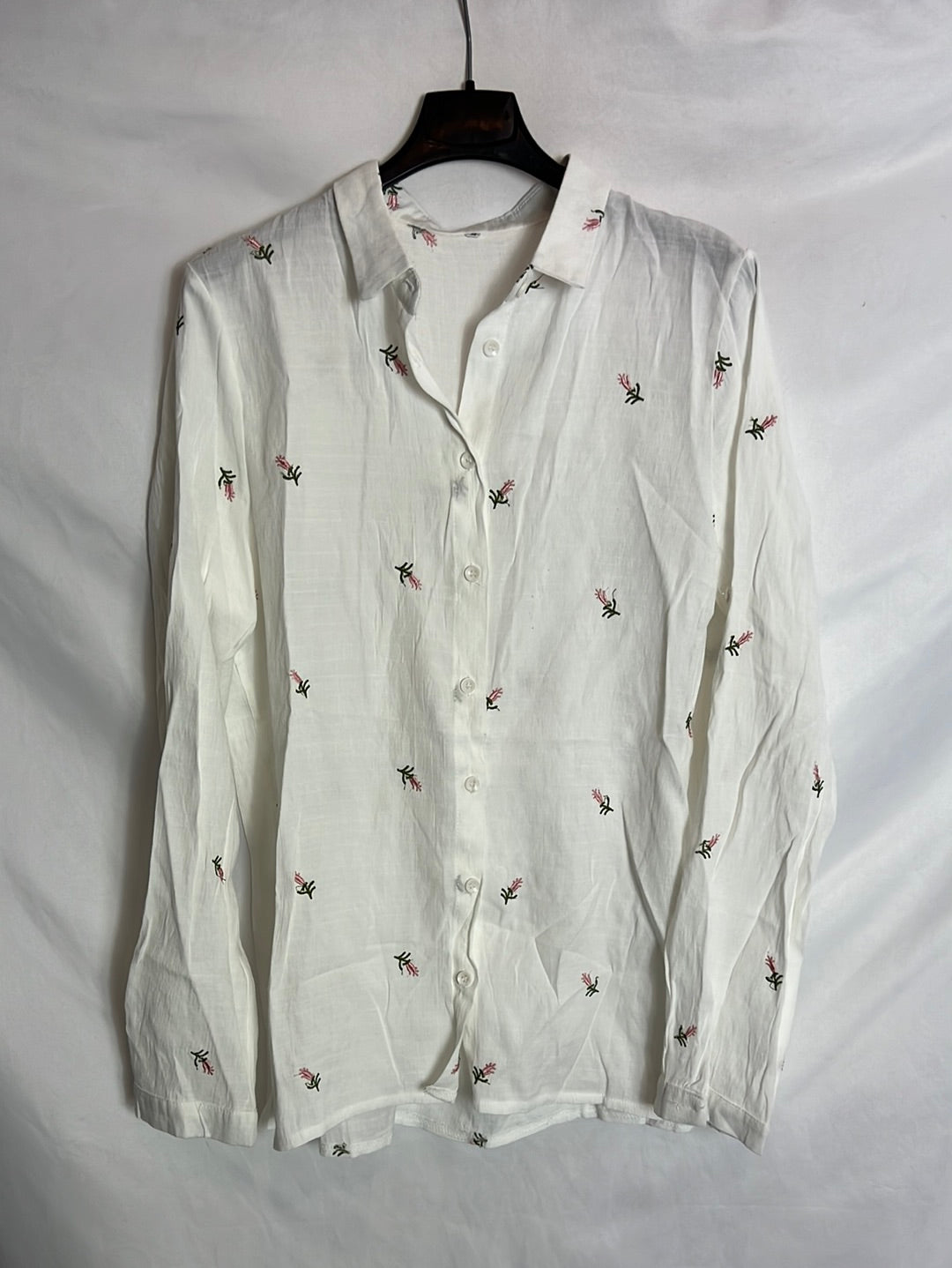 OTHERS. White embroidered blouse Tm