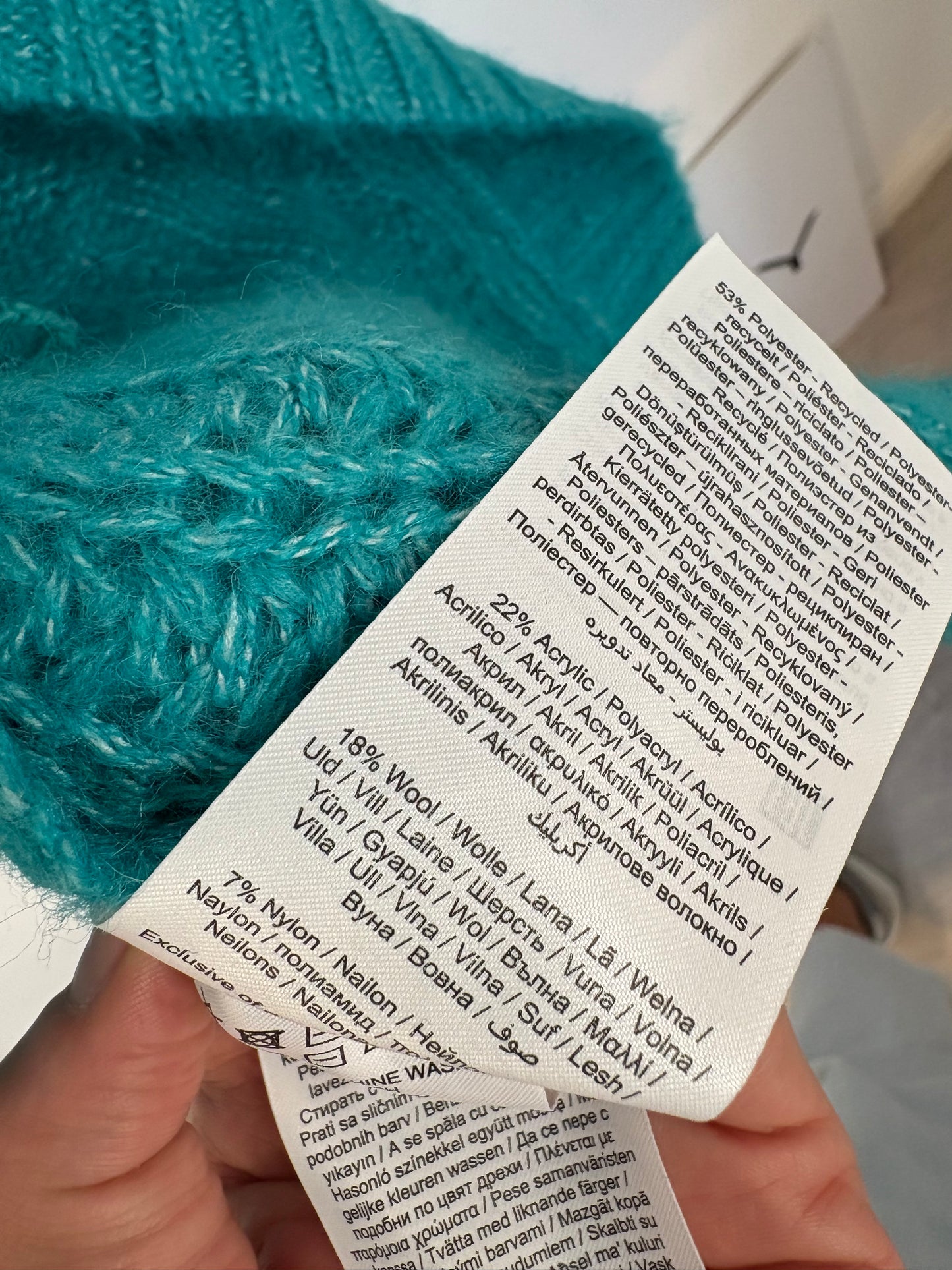 YAS. Green Ts bobbin cardigan