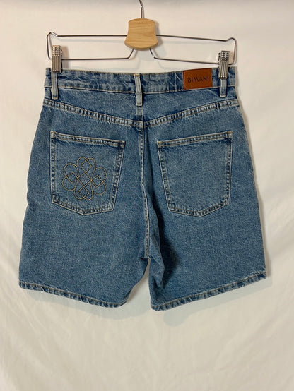 BIMANI. Denim shorts size 38