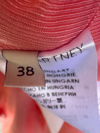 STELLA Mc CARTNEY. Americana rosa jaspeada seda