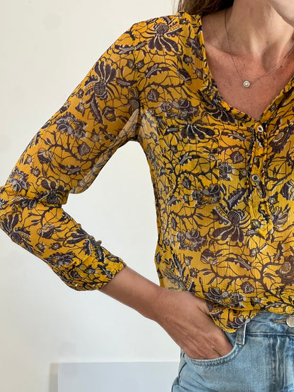 ISABEL MARANT ETOILE- Blusa seda flores