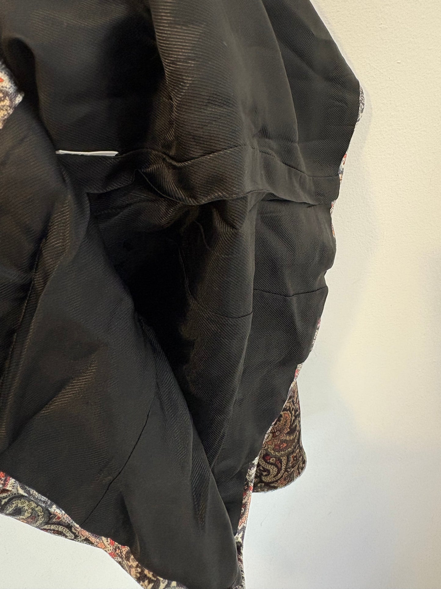 ZARA. Black stretch knit top. TL