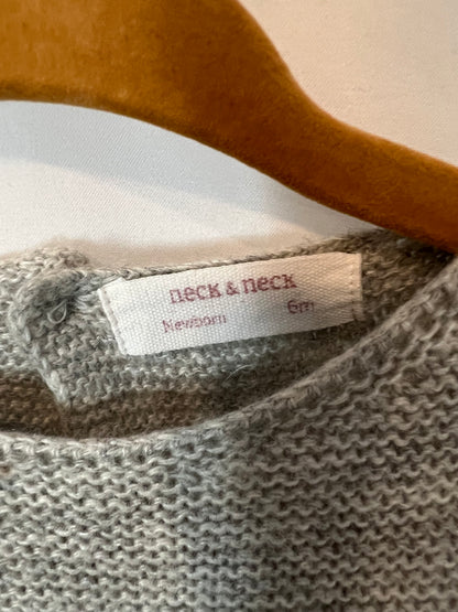 NECK&amp;NECK. Double-textured printed dress. Size 6 months