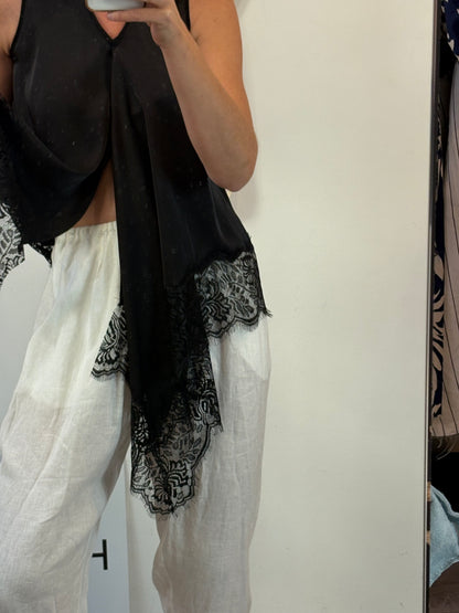 ISABEL MARANT. Black floral print jumpsuit. Size 36