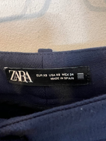 ZARA. Total look blazer y pantalón azul marino. T S