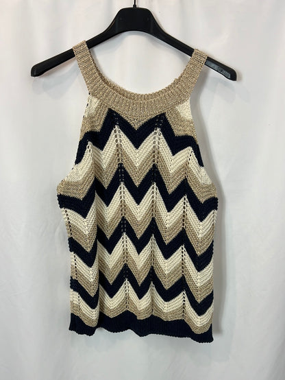 OTHERS. Gold thread knit top Your(s)