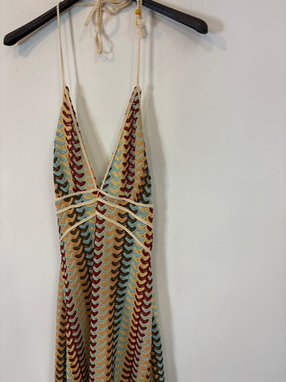 LILY ROSE. Vestido largo colores. T M/L