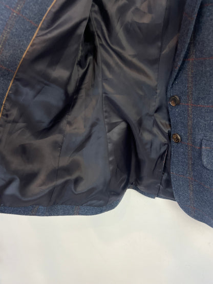 LLOYD'S. Blazer azul cuadros T.xs