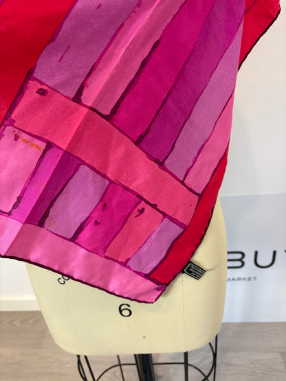 KEN SCOTT. Pañuelo seda rosas