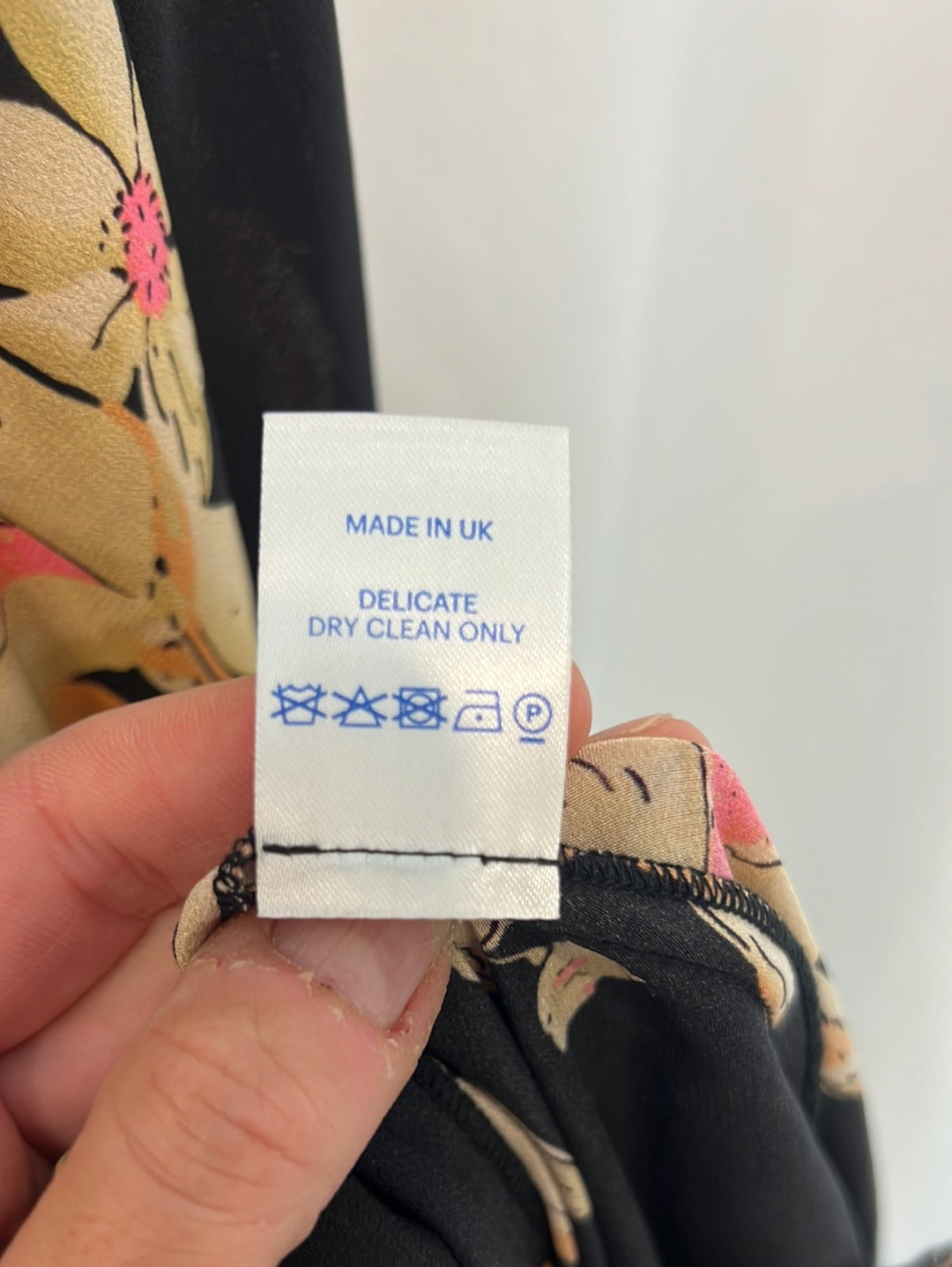 OTHERS. Printed silk midi dress. TS