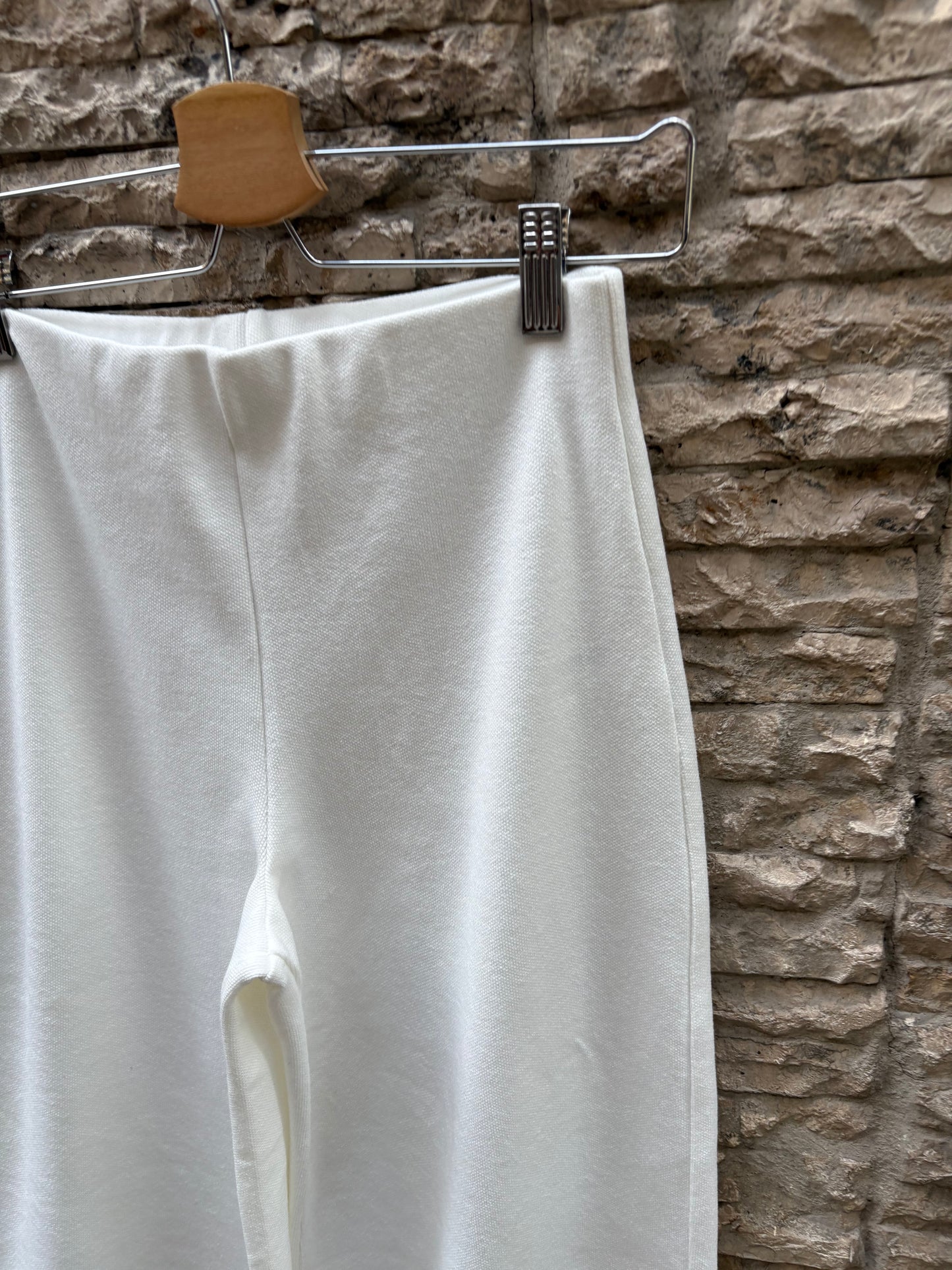 ZARA. Conjunto punto elástico blanco