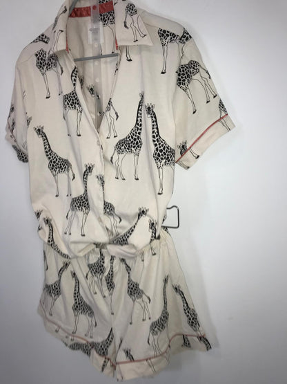 CHELSEA PEERS. Conjunto estampado cebras algodón