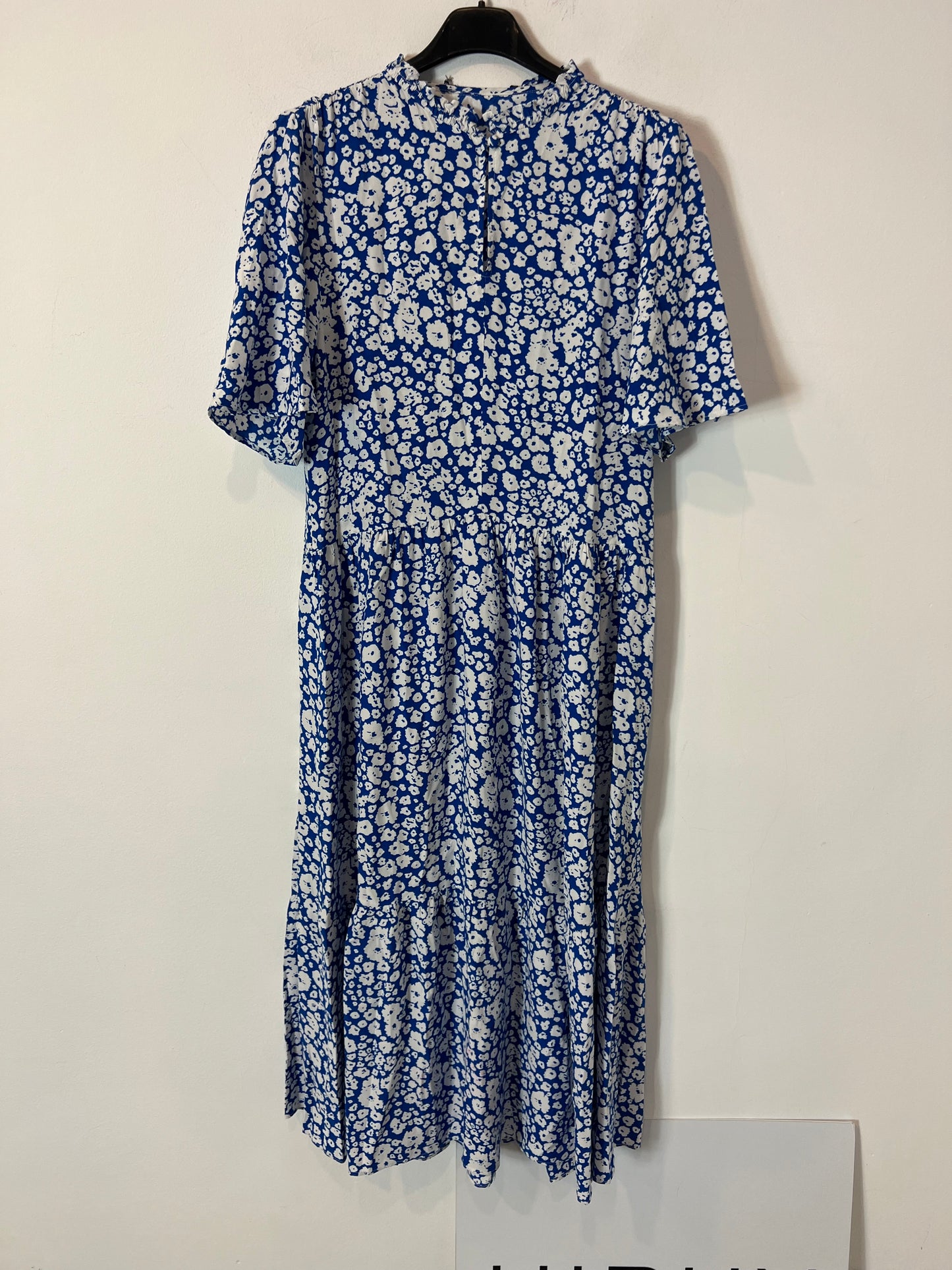 OTHERS. Long blue floral dress YOUR (S/M)
