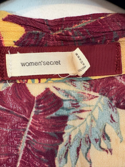 WOMEN´SECRET. Top cruzado flores. T M