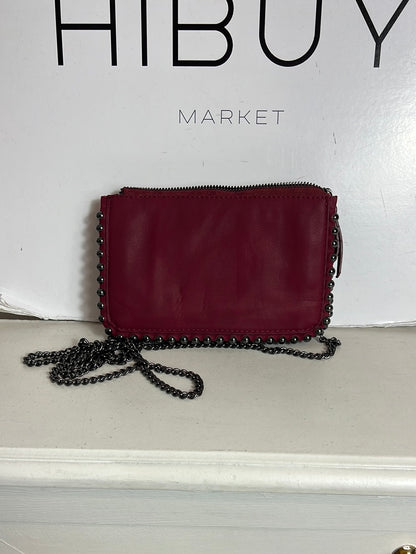 ZARA. bolso mini rosa tachuelas