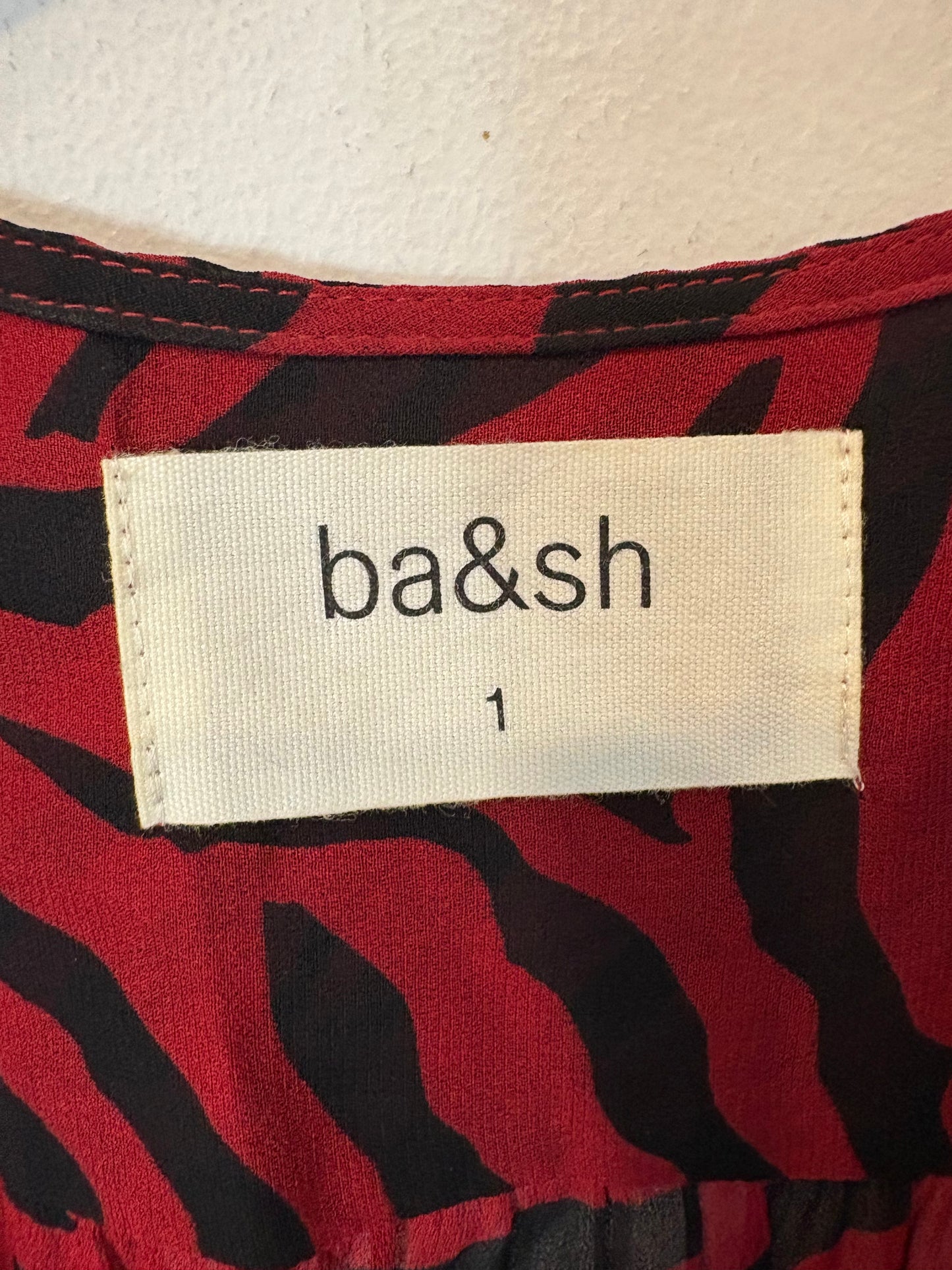 BA&SH. Vestido bicolor fluido