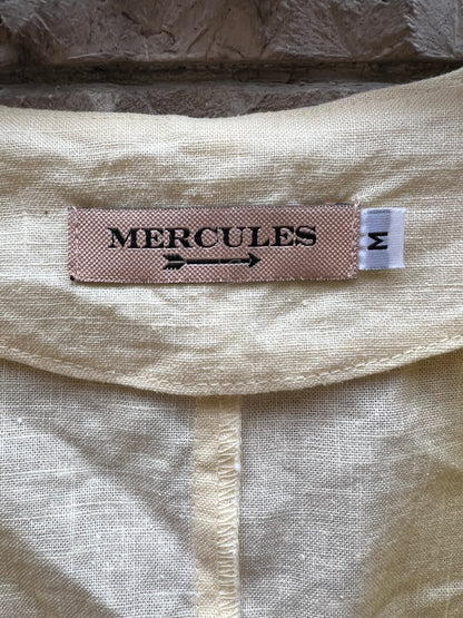 MERCULES. Conjunto lino top y falda midi. T S/M