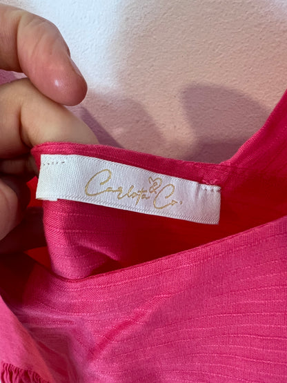 CARLOTA&CO. Vestido largo rosa T.u(m)