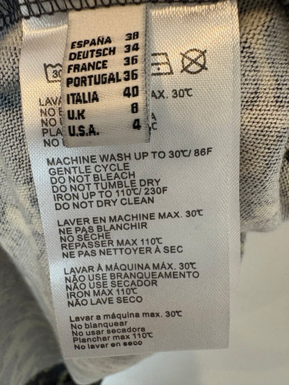 ZARA. Black stretch knit top. TL