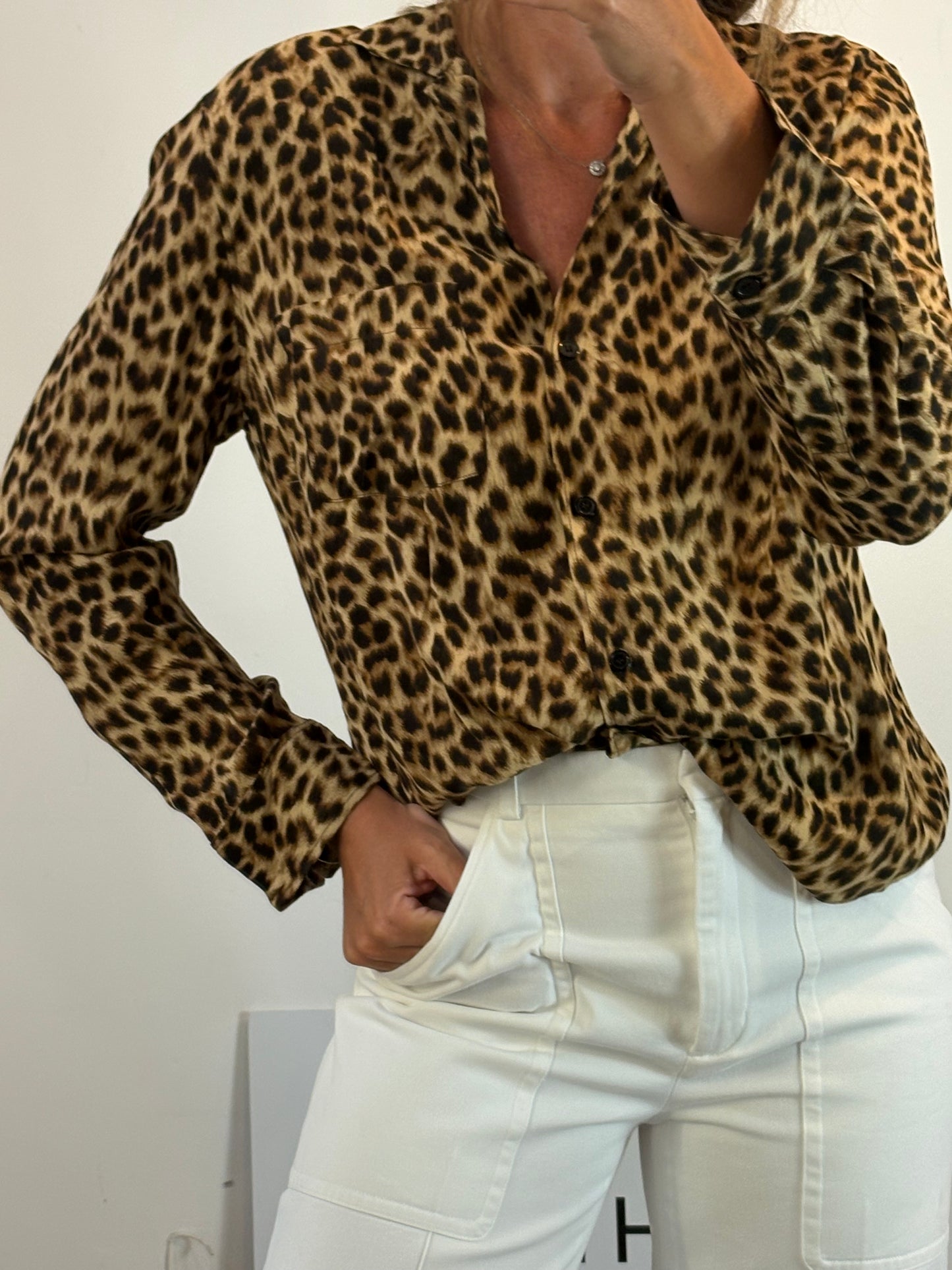 FORTE FORTE. Bowed silk blouse. TS/M